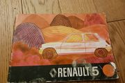 Renault 5 driving and maintenance book