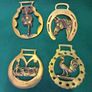 Vintage Brass Horse Bridle Badges  X 11 Image 2