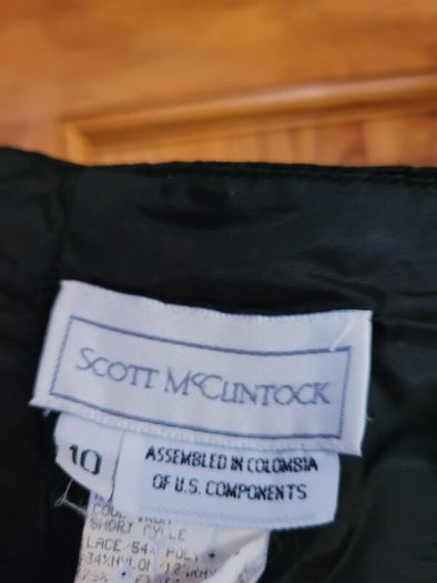 Vintage Scott Mcclintock gothic dress