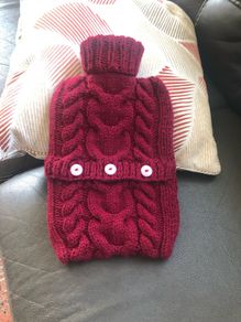 Hot water bottle cover