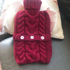 Hot water bottle cover