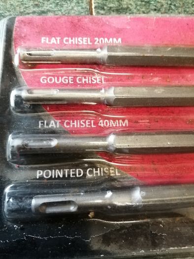 New Set of 4 SDS chisels.