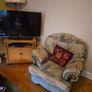Traditional Upholstered Armchair Image 2
