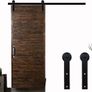 4 ft / 122 cm Sliding Door Kit Sliding Door Fitting Set Hanging Rail Sliding Door System Hardware Kit for Interior Doors Image 9