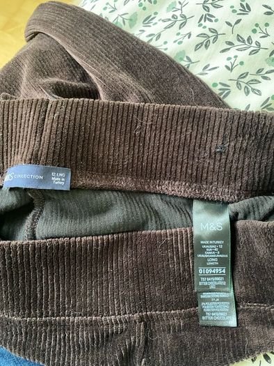 Chocolate Brown Corduroy Leggings