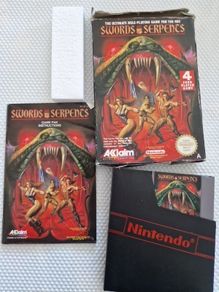 Swords and Serpents Nes Nintendo Arcade Retro Games Original
