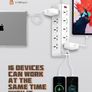 Power Station Strip Universal 10port + 5 USB & 1 Type C Image 5
