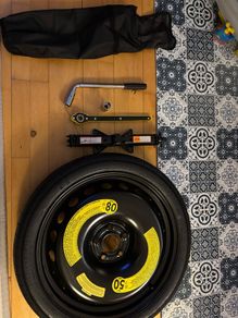 AUDI A5:A6:A7 spare wheel space saver brand new 19 inch and jack kit