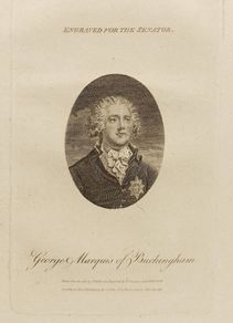 George Marquis of Buckingham 1791 Engraving