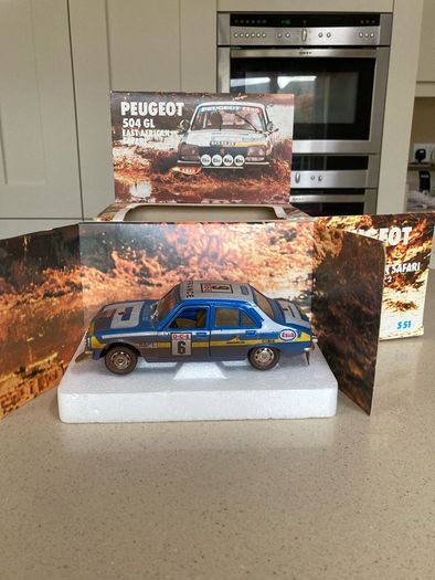 Peugeot 504 GL East African Safari Polistil 1/26 Rare