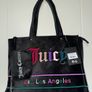 BNWT Juicy Couture Iris Large Velvet Tote Bag with Pouch Image 3