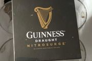 Guinness Draught Nitrosurge Device with 4 Guinness glasses brand new