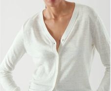 COS linen and silk cardigan