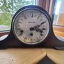 Antique Victorian Black Slate Mantle Clock + 4 others Image 5