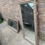 pair of vintage ornate framed mirrors old pub window divider originally mounted back to back Image 3