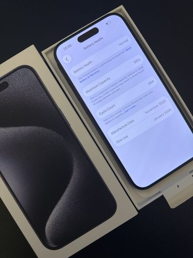 iphone 15 Pro, 256GB, Blue Titanium, Unlocked