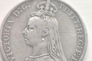 1888 Queen Victoria silver crown