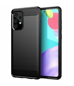 Shockproof Case For Samsung GALAXY A52s 5G Carbon Fibre Effect Back Cover