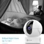 Security Camera Baby Monitor, 10m Night Vision, Two Way Audio, Smart Motion Tracking, Cloud Service, Work with Alexa and Google Assistant( Image 5
