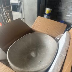 Countertop Wash Hand Basin incl Gold Waste Outlet