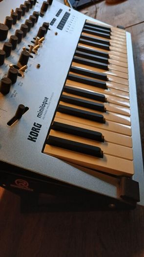 Korg Minilogue Synthesizer Bargain with Roadworx Stand