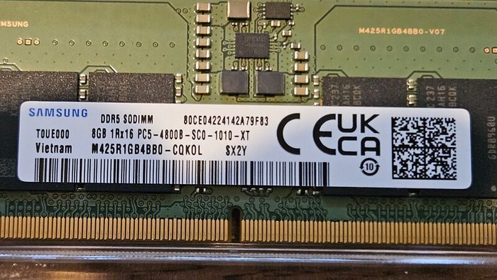 Ddr5 16gb (2x8gb) 4800mt Cl40