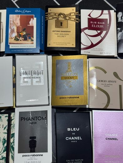 Luxury high ends perfumes samples perfect for travel all new 100% genuine