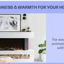 Wall mounted electric heater & fireplace with remote control Image 6