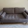 COOPER Grey Fabric 2 Seater Sofa x 2 Image 5