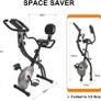 Exercise Bike Foldable Fitness Bike Magnetic Foldable Indoor Cycling Bike 3-In-1 Foldable Exercise Bike for Home Use with Resistance Bands Home Workout Exercise Equipment (FREE EXPRESS POSTAGE) Image 6