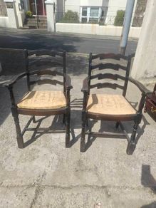 Free - 2 x Mahogany carver chairs