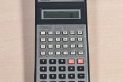 CASIO FX-100c vintage scientific calculator and case