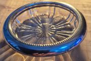 Vintage Crystal Coaster/ Ashtray