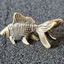 3 brass animals. Solid brass. Image 7