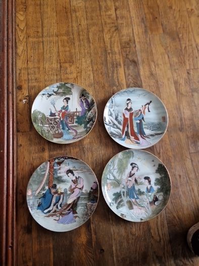 geisha girl plates