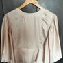 Topshop pale pink / peach satin blouse Image 4