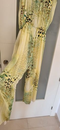 Just M Paris silk animal print jumpsuit Sz S (Fit 8-10UK)