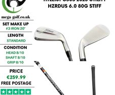 Titleist U505 2025 Utility #3 Iron 20 Degree / Hzrdus 6.0 80G Stiff