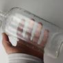 326 - Set of 3 Vintage Clear Glass Collectible Decorative Scrubbs Bottles Image 10