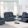 Light brown fabric Recliner Sofas suite sets Image 3