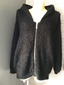 Calvin Klein Black Zipped Top