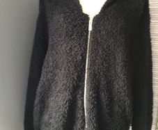 Calvin Klein Black Zipped Top