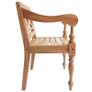 Batavia Chairs 2 pcs Light Brown Solid Mahogany Wood Image 4