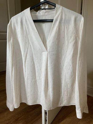 HOBBS lined ivory blouse 18 BNWT
