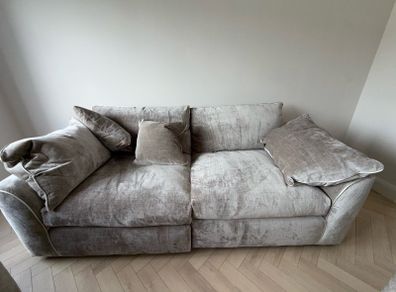 Brand New EZ Living Leo 4 Seater Sofa  Kairo Stone Delivered This Week)