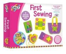 5 Childrens Sewing Kits, Craft Kit for Kids - Introduction to Sewing, Colourful Learn to Sew Set - Step by Step Guide - Make a Bag, Frame, Purse and More - Ages 5 Years Plus