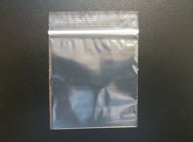 New 100x 76mm x 56mm Grip Seal Ziplock Premium Polythene Clear Bags #231