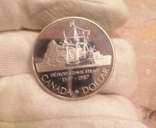 1987 Canada Silver Proof Dollar Coin