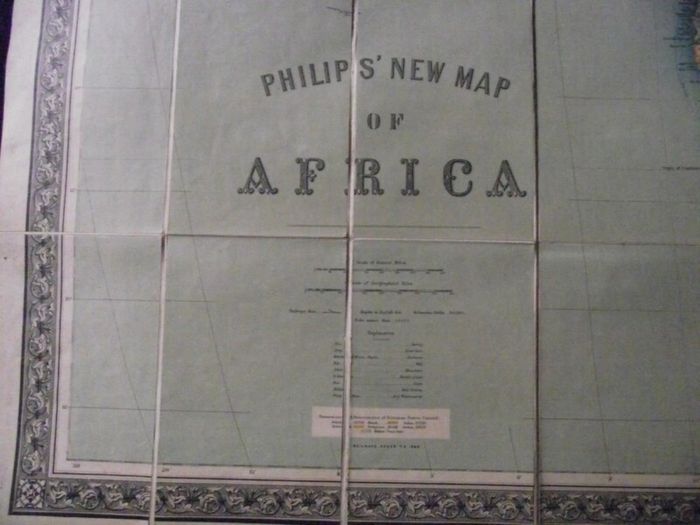 Philips New Map of Africa - London and Liverpool - George Philip & Son-Ca.1890