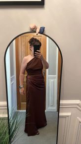 Brown maxi dress. Size M